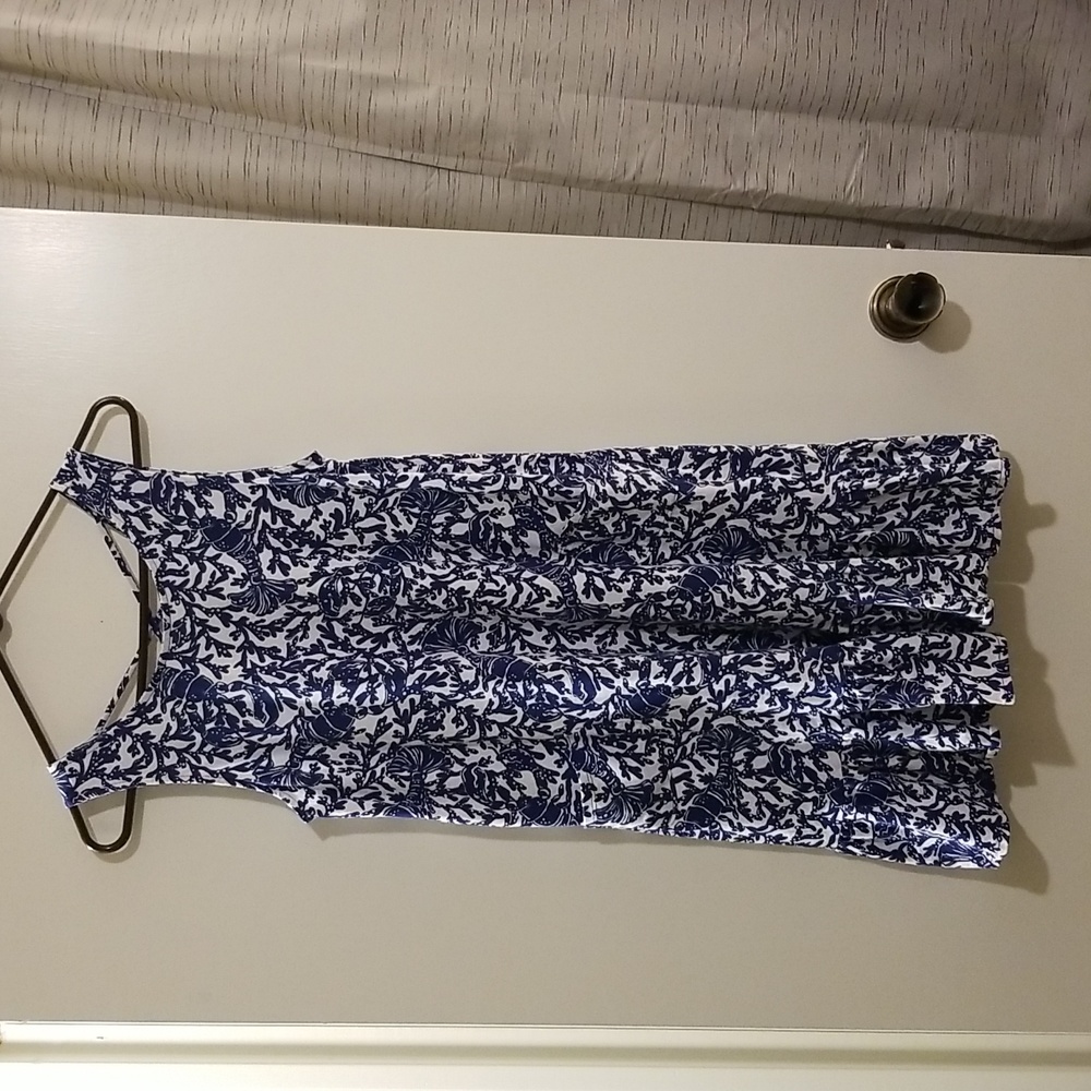 Lilly Pulitzer Kristen flounce lobster print dress